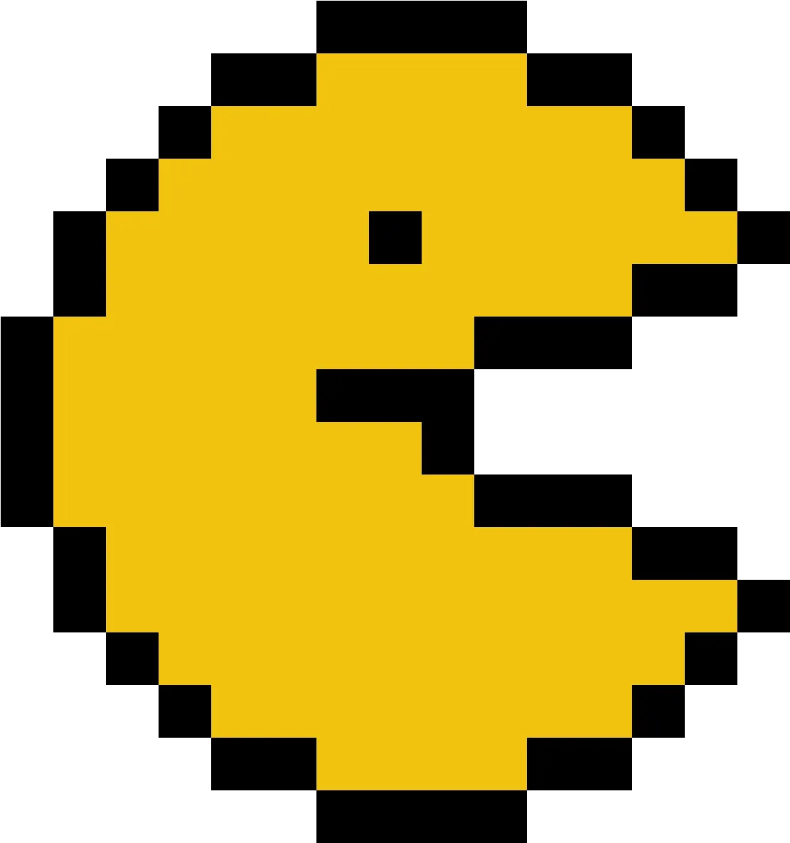 Pac Pac Man Pixel Art Png Pac Man Transparent Background