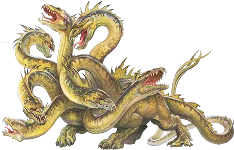 Taped Seven Or Eight Snakes Together Hydra Dnd 5e Png Hydra Png