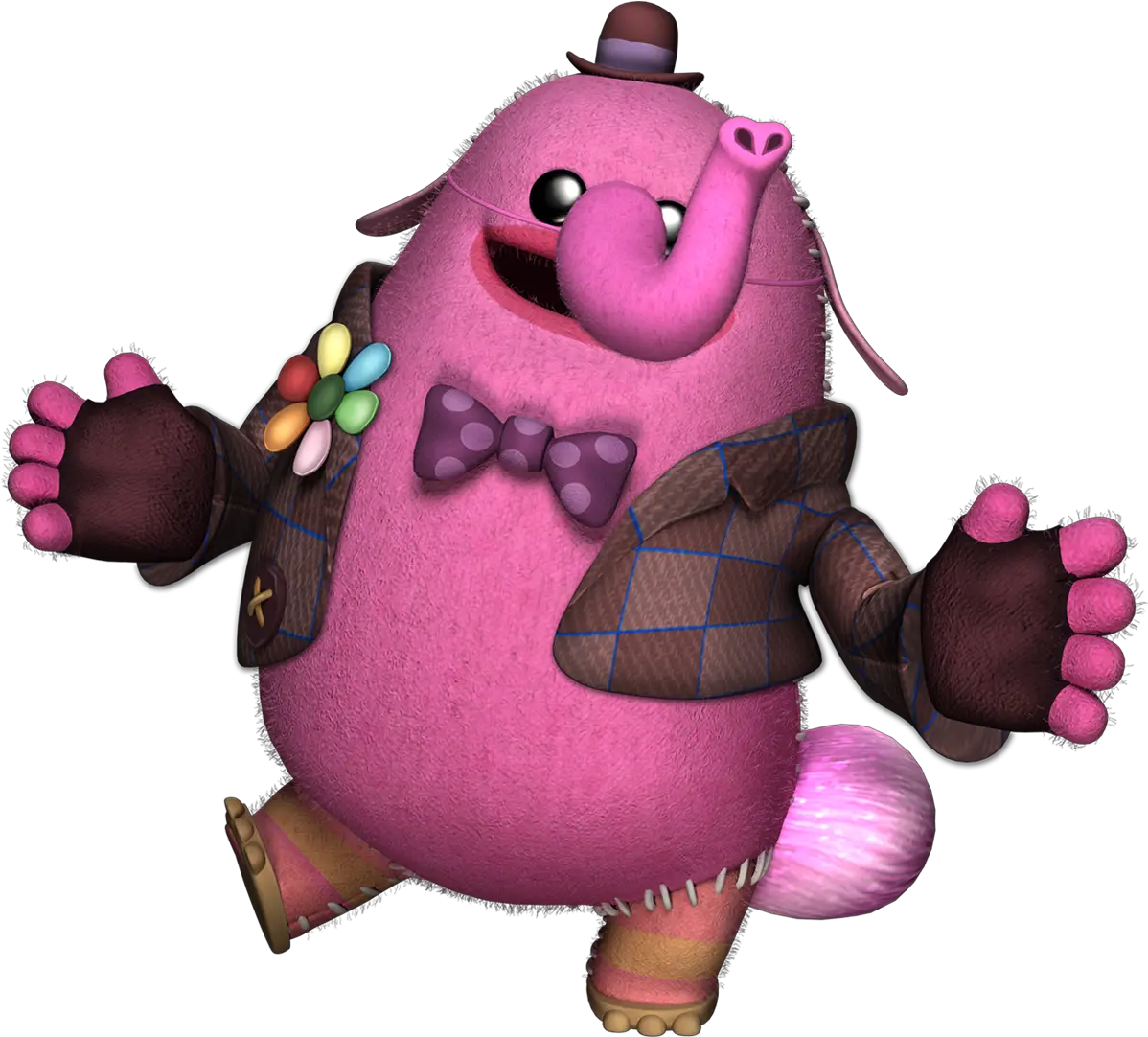 Bing Bong Costume Sackgirl Little Big Planet Png Bong Png