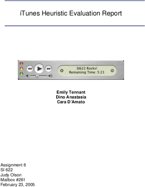 Pdf Itunes Heuristic Evaluation Report Ian Nasrulloh Dot Png Itunes Icon Aesthetic
