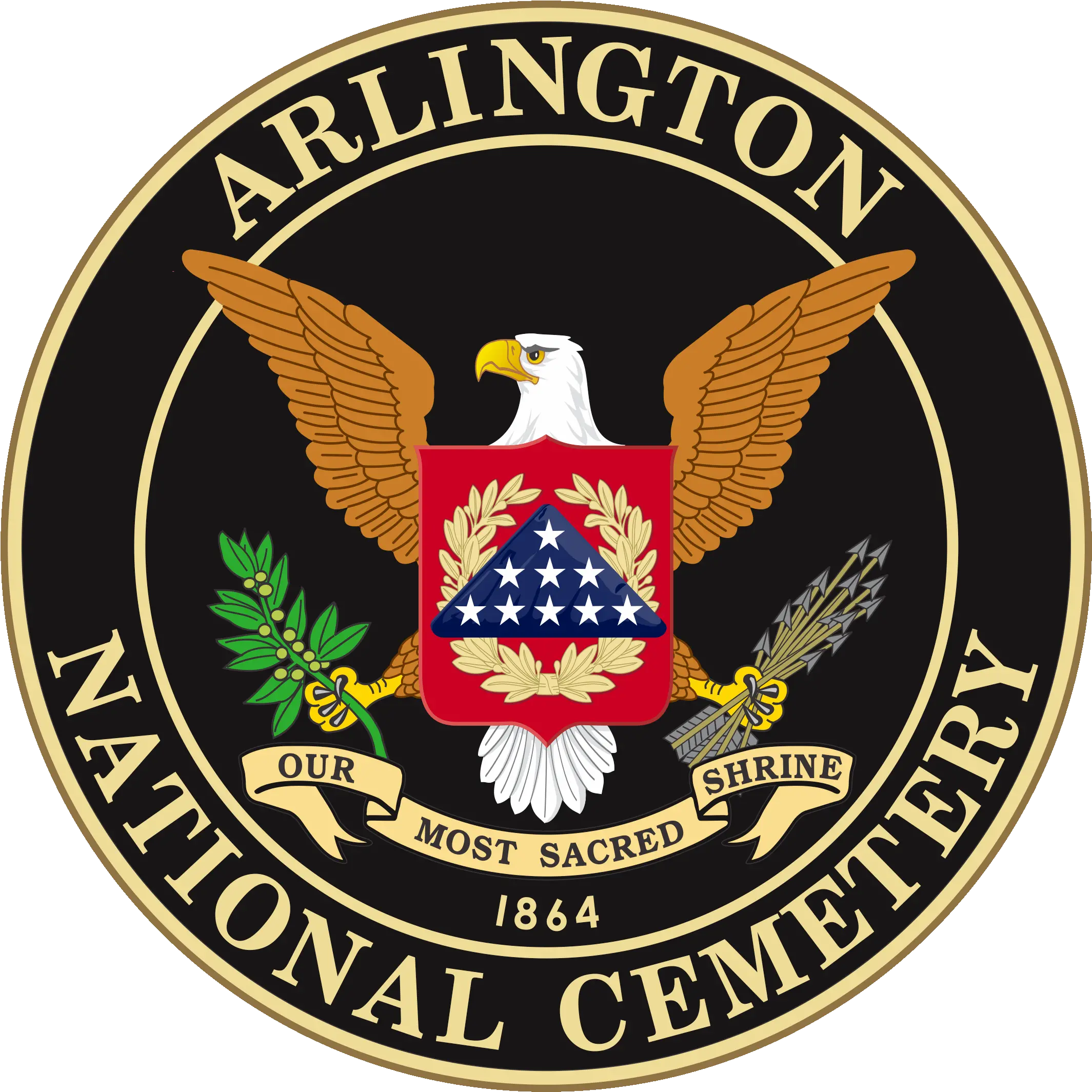 Arlington National Cemetery Seal Arlington National Cemetery Seal Png Cemetery Png