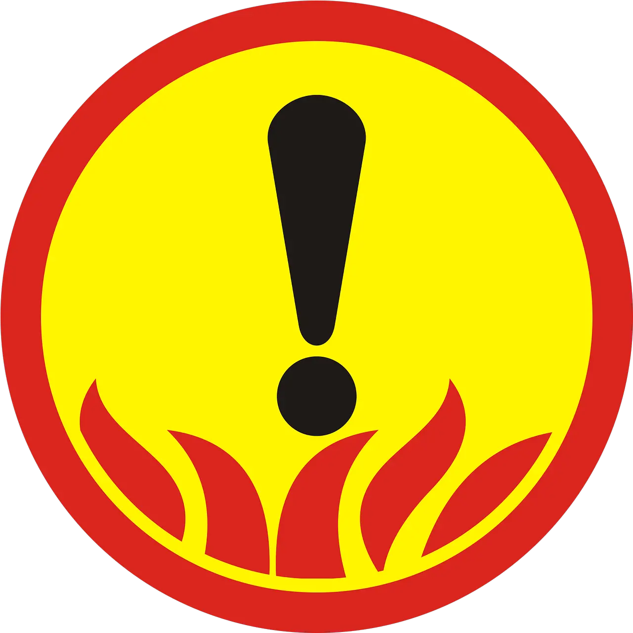 Sign Exclamation Mark Warning Free Vector Graphic On Pixabay Exclamation Mark Png Burn Mark Png