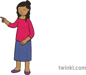 Teacher Talking Illustration Twinkl Eye Contact Illustration Png Talking Png