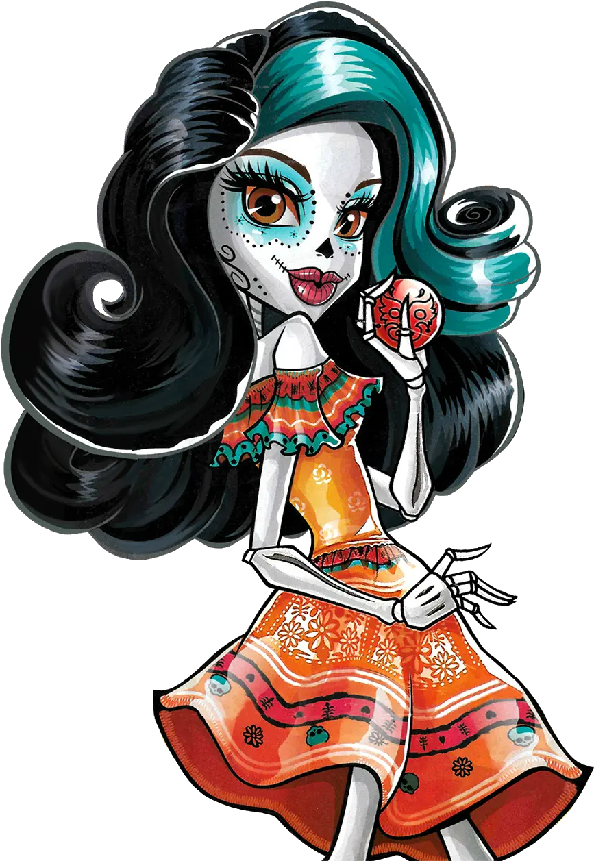 En Hd De Skelita Calaveras Monster High Skelita Calaveras Png Calavera Png