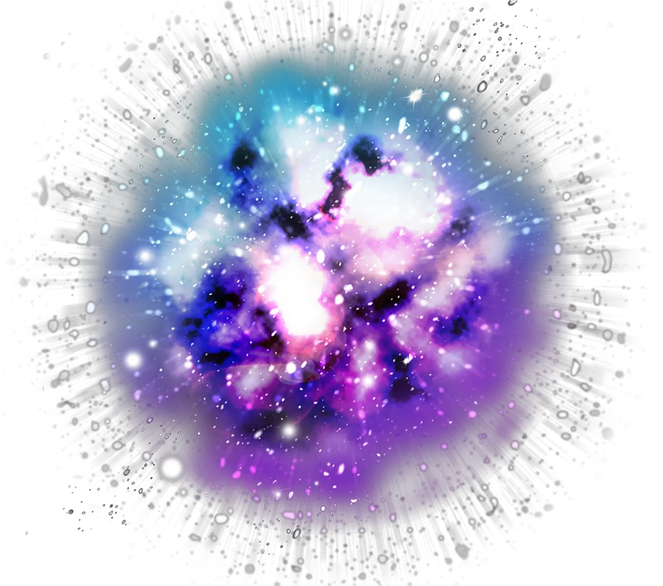 Freetoedit Clipart Png Stars Galaxy Clipart Stardust Burst Png