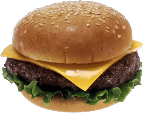 Cheeseburger With Lettuce Png Image Cheeseburger Sesame Seed Bun Lettuce Png