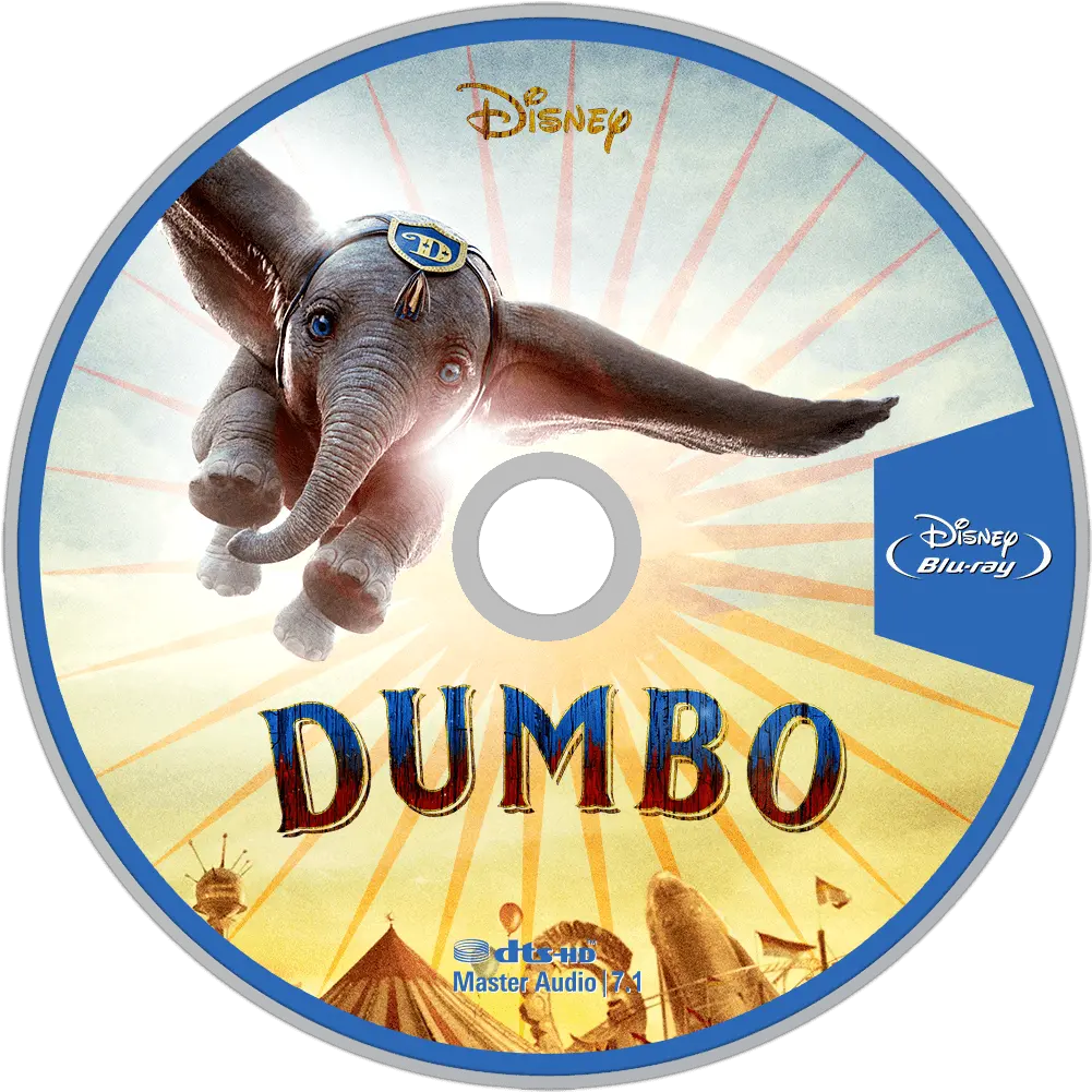 Dumbo Movie Fanart Fanarttv Dumbo 2019 Blu Ray Png Dumbo Png