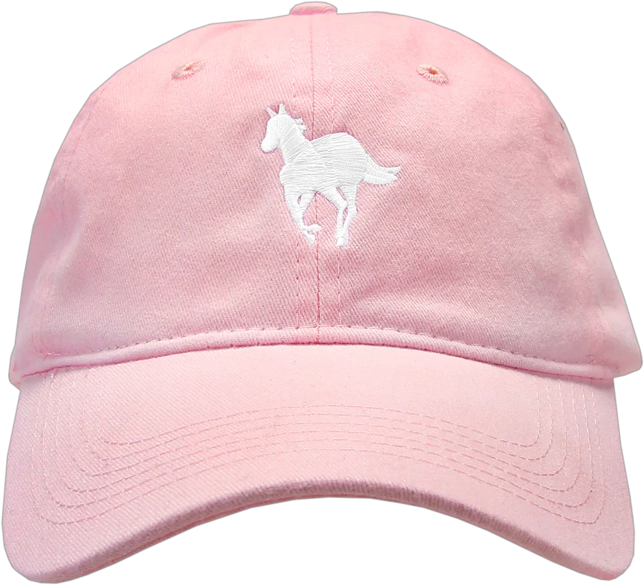 Download White Pony Pink Dad Hat Stick And Ball Sports Png Dad Hat Png