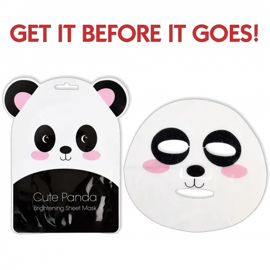 Cute Panda Brightening Face Mask Rex London Girly Png Cute Panda Icon