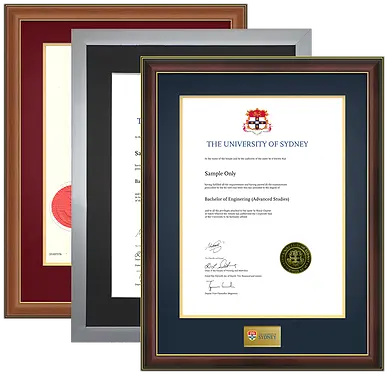 Gowset Graduation University Of Tasmania Picture Frame Png Certificate Frame Png