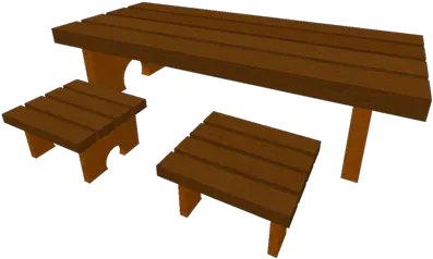 Sittable Wooden Picnic Table Roblox Bench Png Picnic Table Png