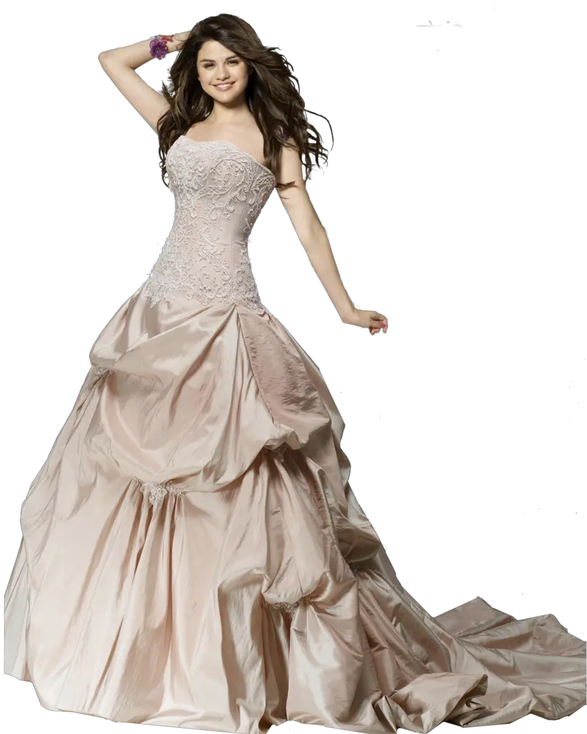 Wedding Dress Transparent Background Selena Gomez Dress Hd Png Model Transparent Background