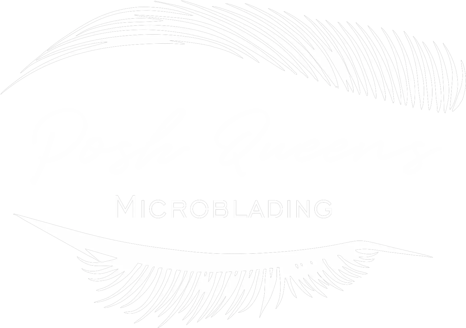 Posh Queens Microblading Calligraphy Png Microblading Logo