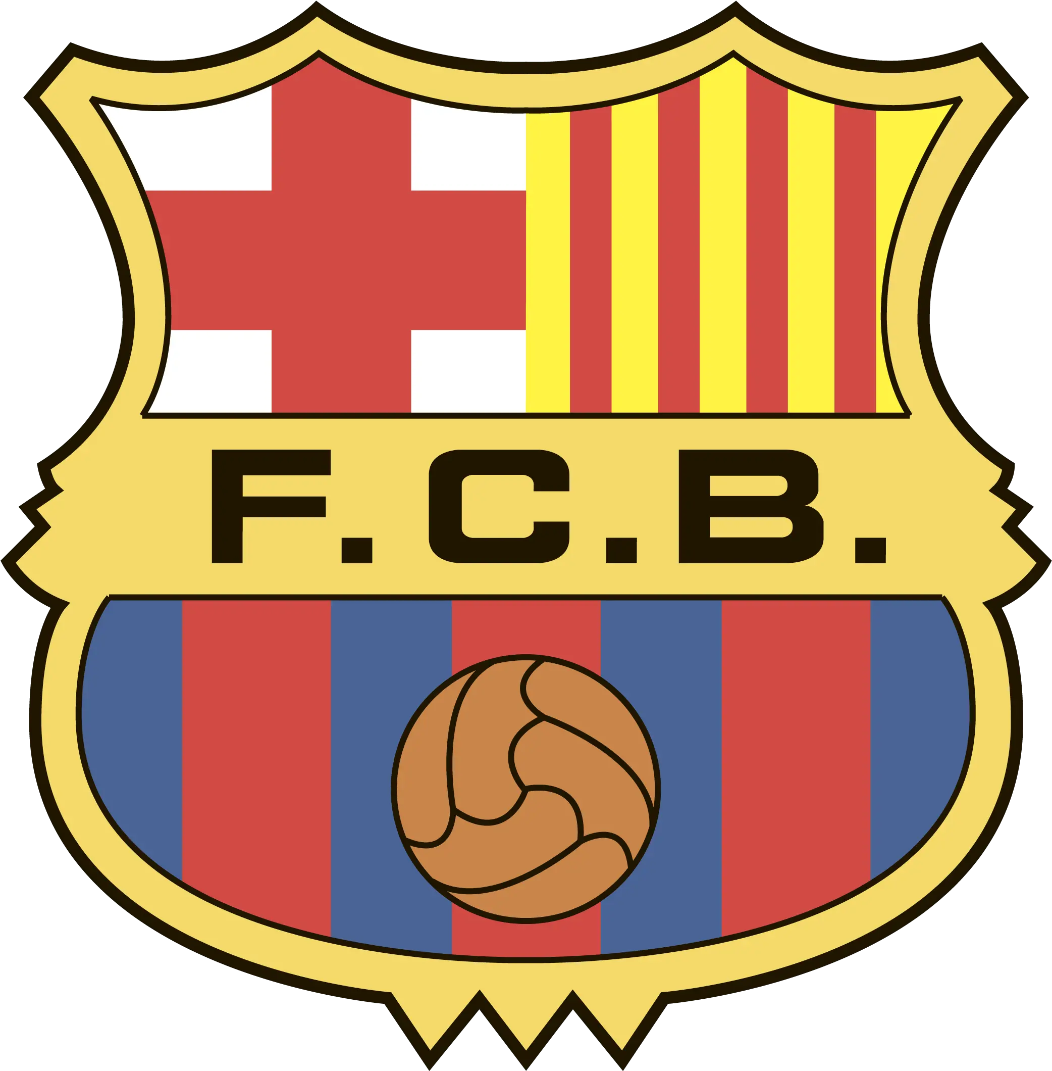 Barcelona Logo Fc Barcelona Old Logo Png Barca Logo