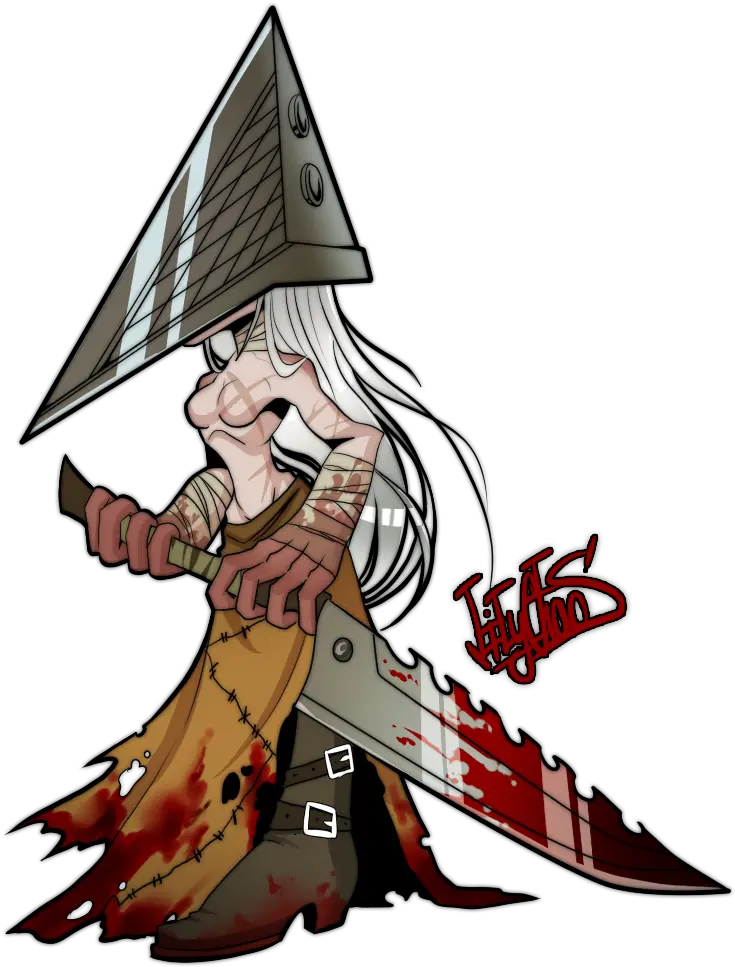 Silent Hill Pyramid Head Chibi Pyramid Head Png Pyramid Head Png