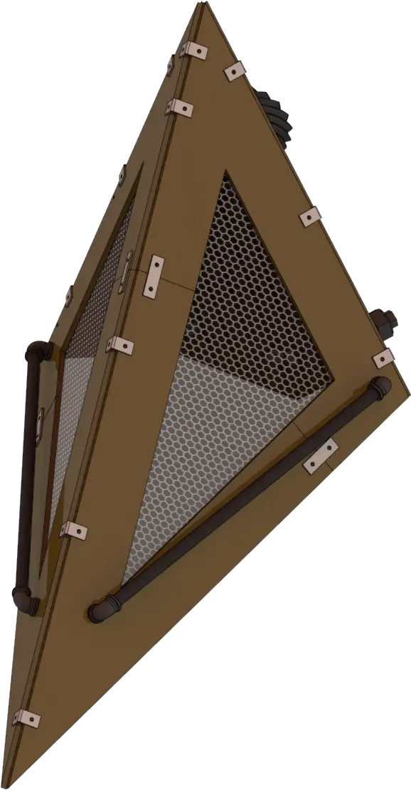 Pyramid Head Model Rendering For A Carbon Fibers Png Pyramid Head Png