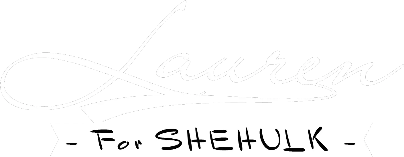 Lauren For She Calligraphy Png She Hulk Png