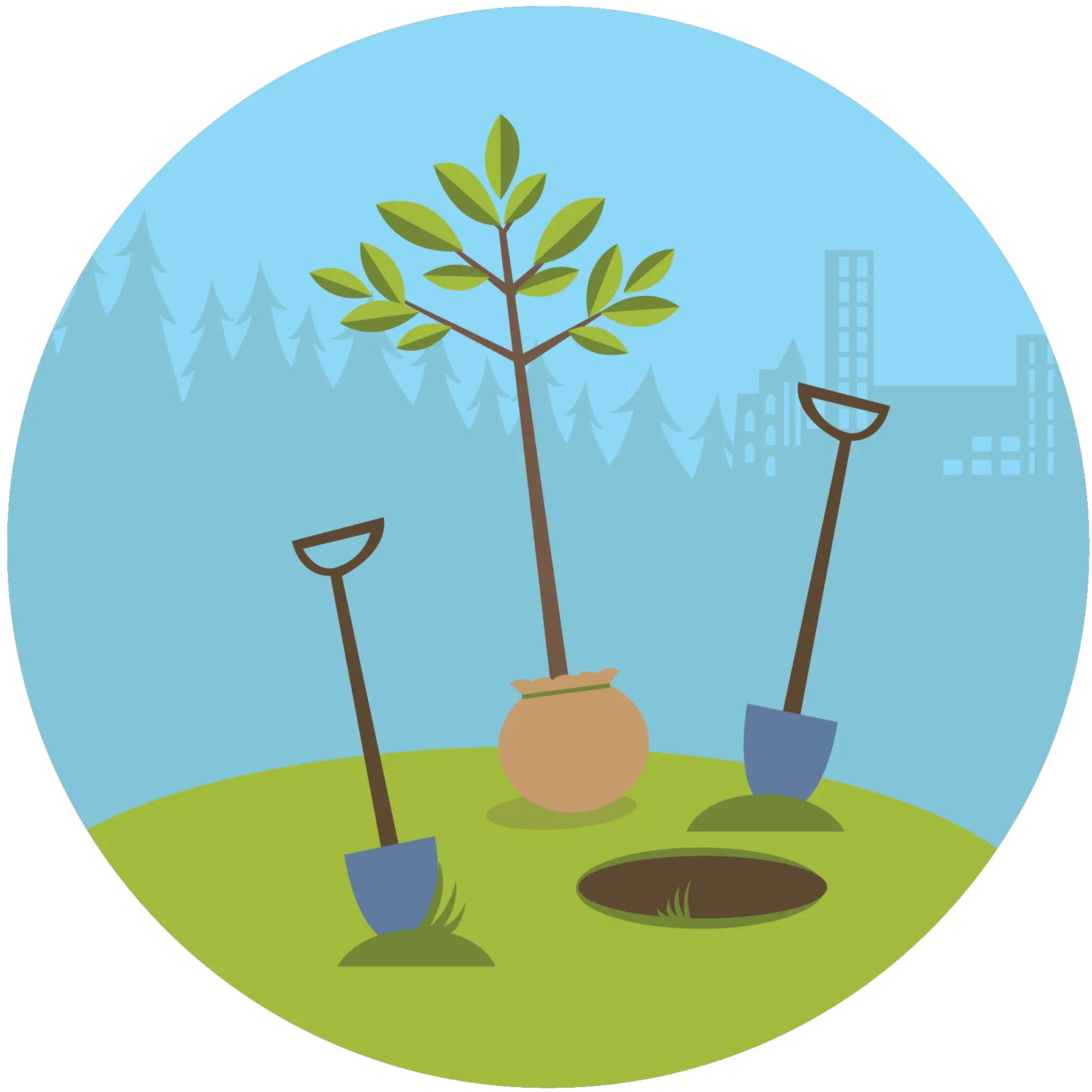 Tree Clipart Tr Plant A Tree Illustration Png Plant A Tree Clipart Trees Clipart Png