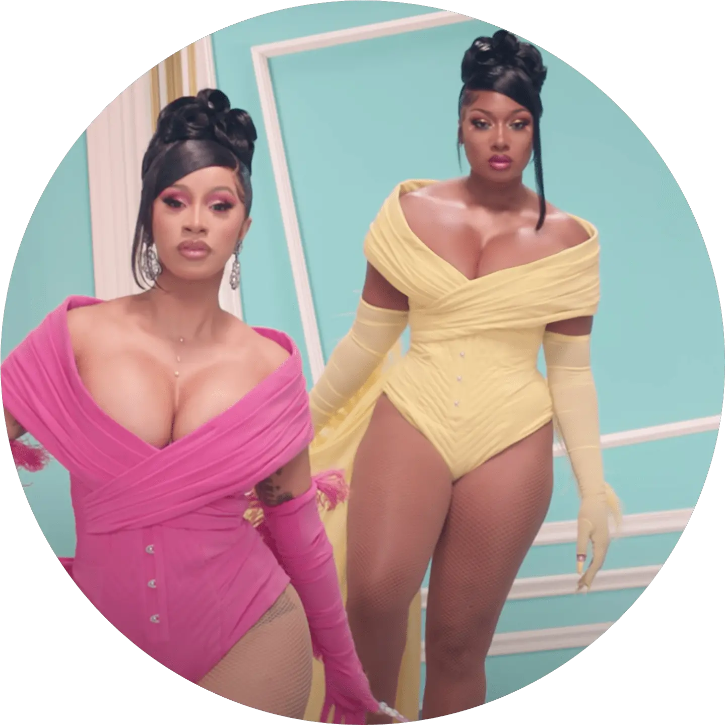 Cardi B Meg Thee Stallion U0027wapu0027 Has Girls Going Wild Halle Cardi B Megan Thee Stallion Hot Png Cardi B Transparent