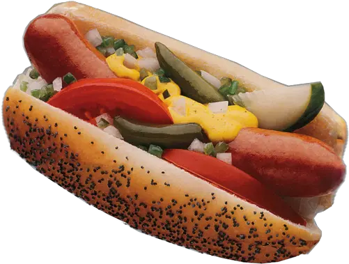 Chicago Style Hot Dog Png Free Vienna Beef Chicago Dog Hotdog Transparent