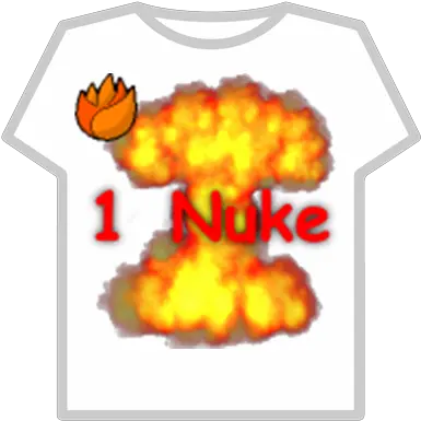 Nuke T Shirt Bag Roblox Png Dog Nuke Png