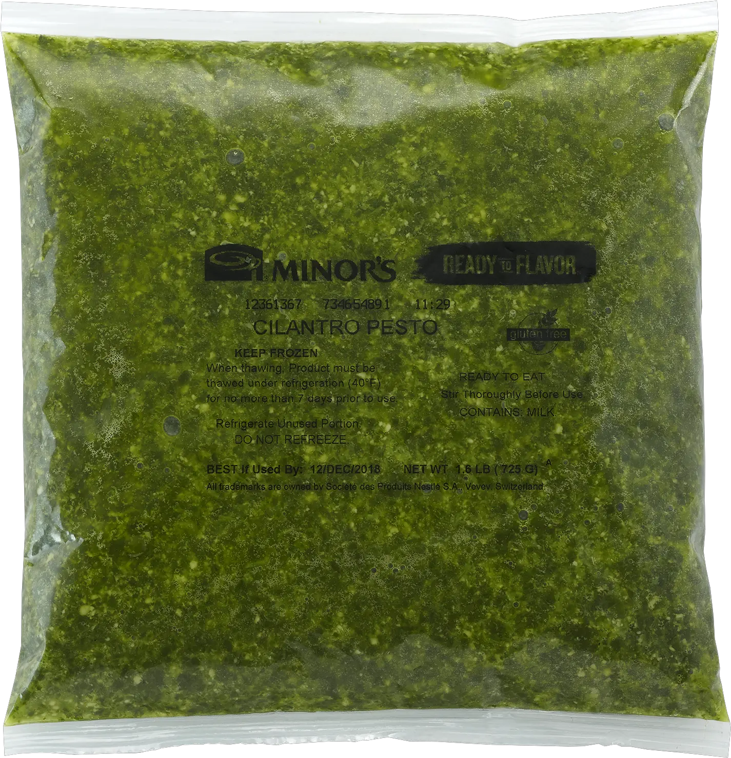 Minoru0027s Gluten Free Greenleaf Cilantro Pesto Nestlé Cushion Png Cilantro Png