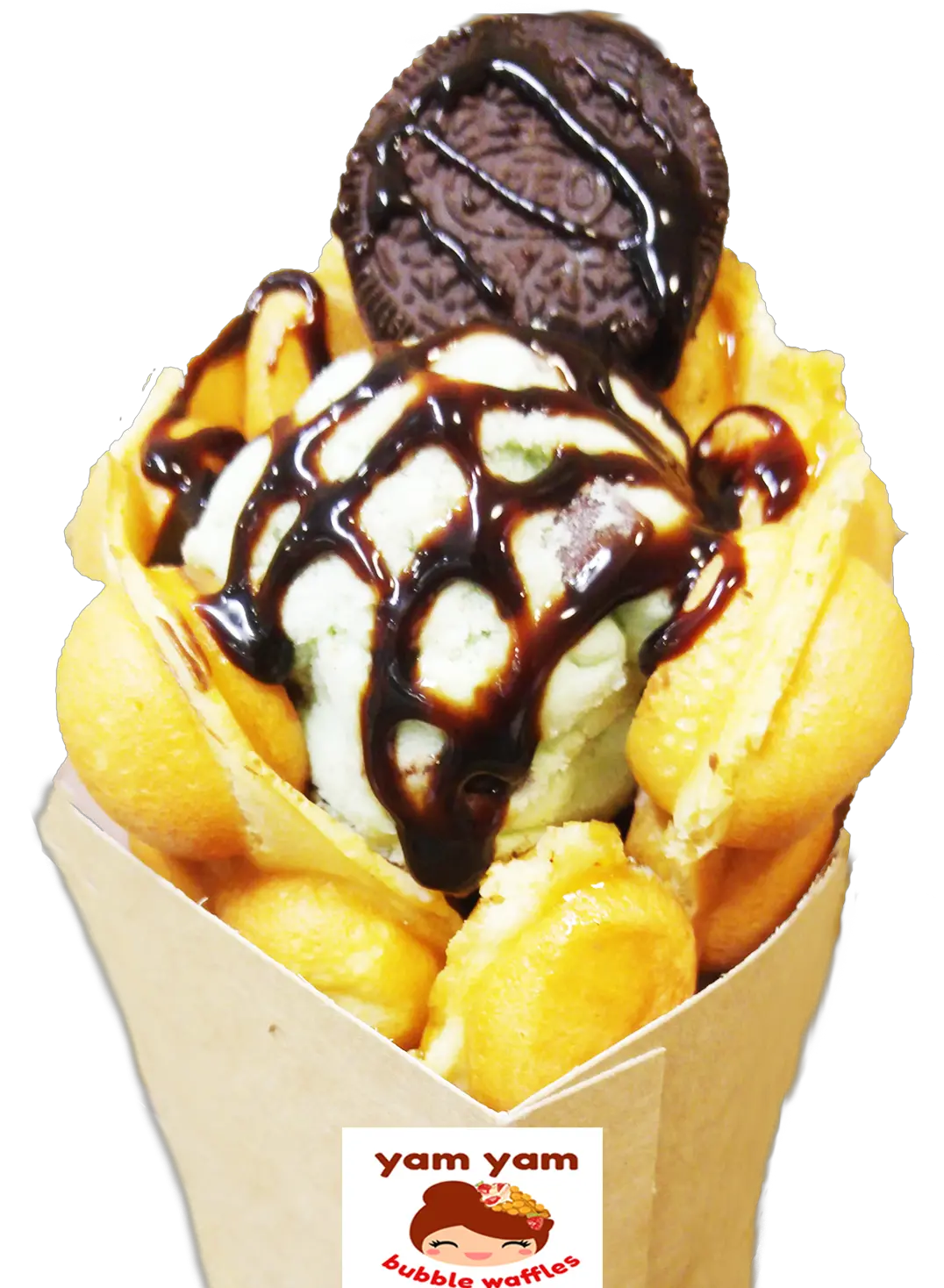 Download Yam Bubble Waffles Egg Waffle Ice Cream Png Egg Bubble Waffles Png Yam Png
