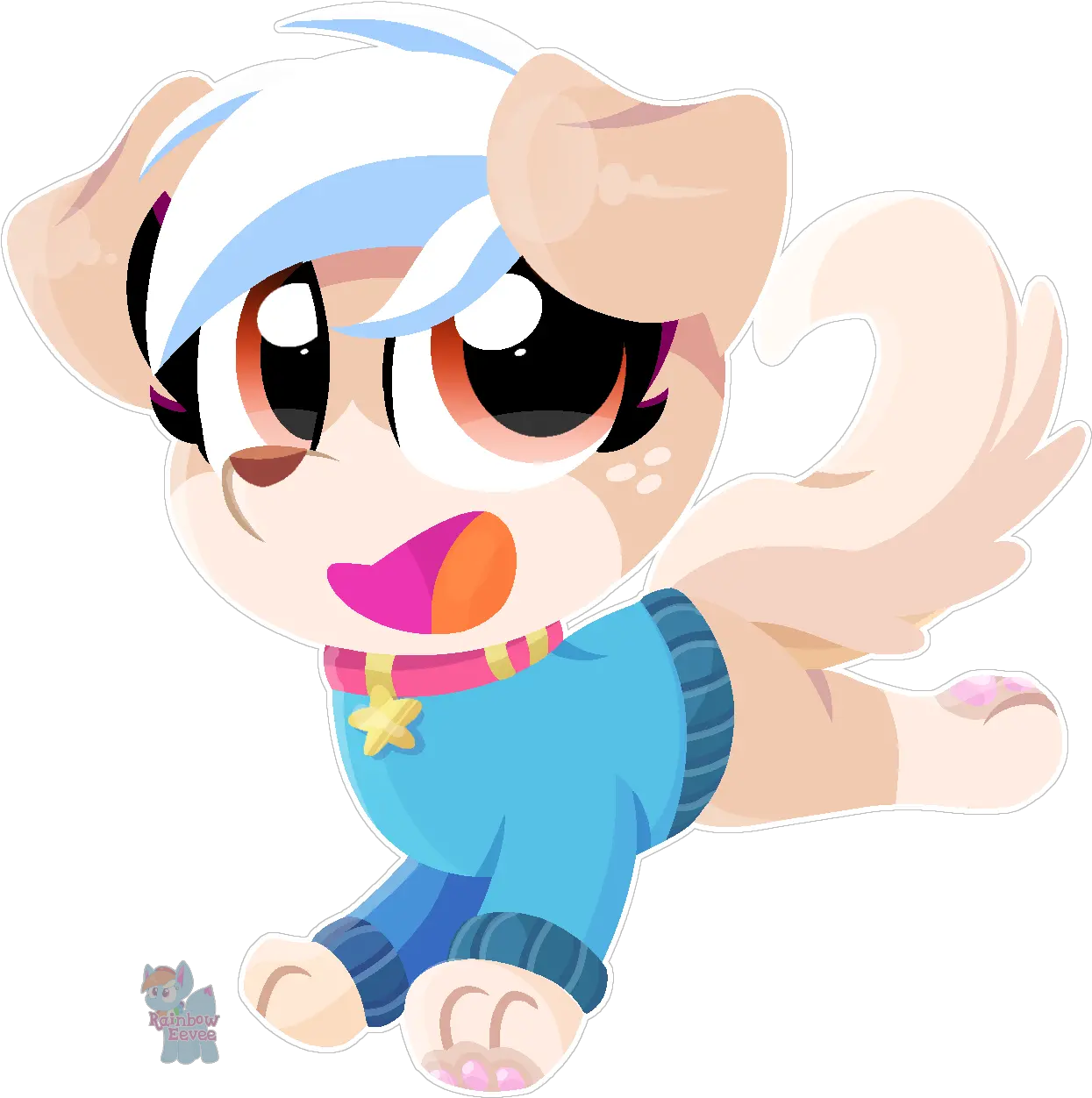 Keia Noose Chan Puppy Dog Pals By Rainboweeveede Puppy Dog Pals Keia Art Png Noose Transparent