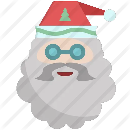 Santa Claus Free Christmas Icons Santa Claus Png Santa Hat And Beard Png