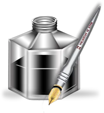 Ink Icon Download Free Icons Inkpot And Pen Drawing Png Ink Pen Icon