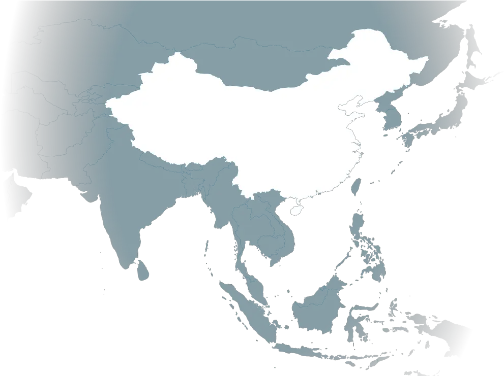 China Asia Map Png China Png