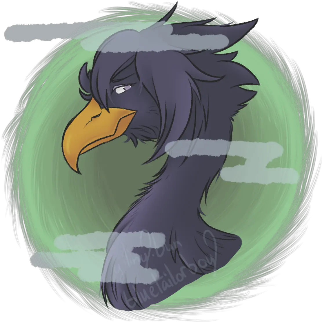 Chocobo Noctis By Yilingbun Fur Affinity Dot Net Dragon Png Chocobo Png