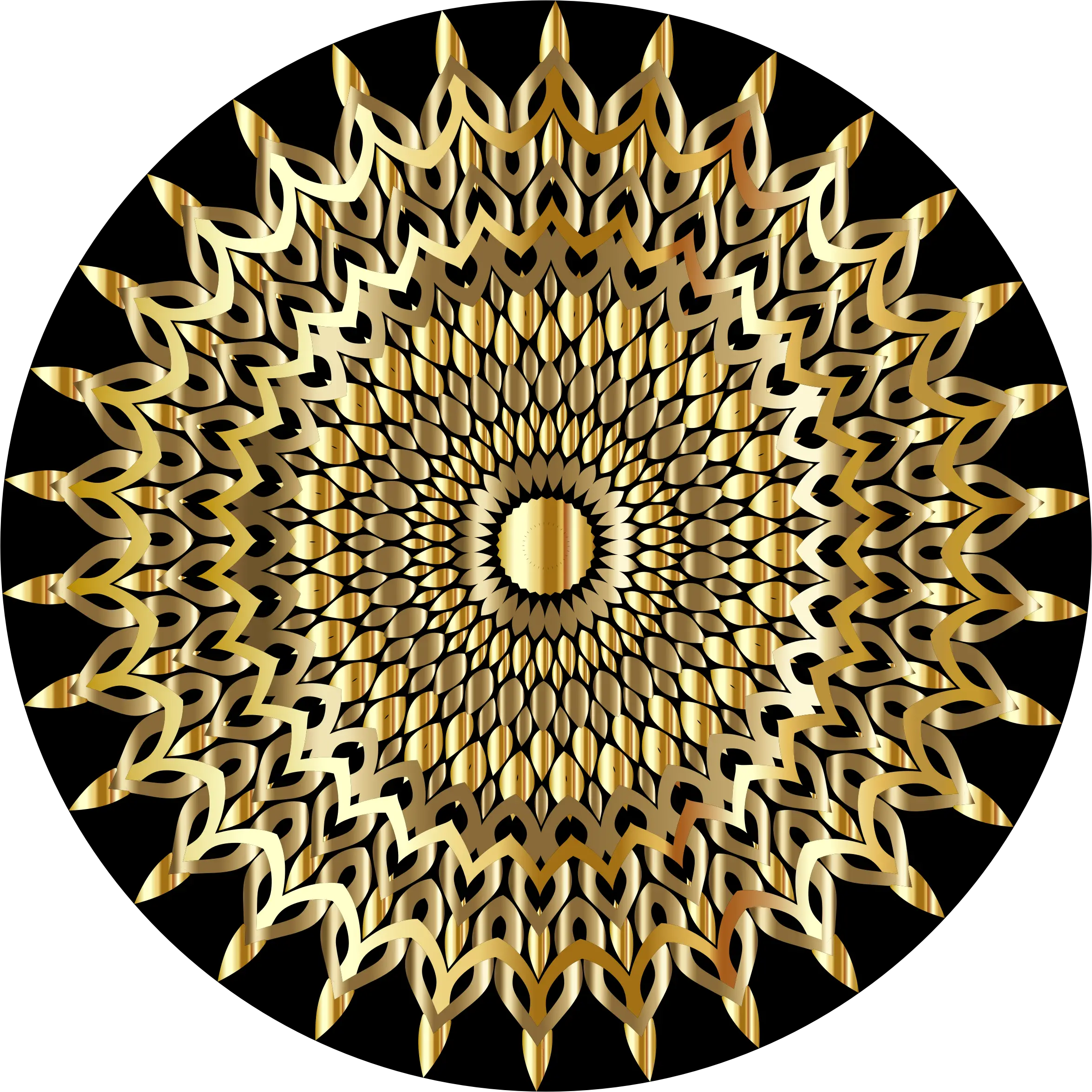 Gold Radial Dots No Background Free Svg Circle Dot Pattern Png Dots Transparent Background