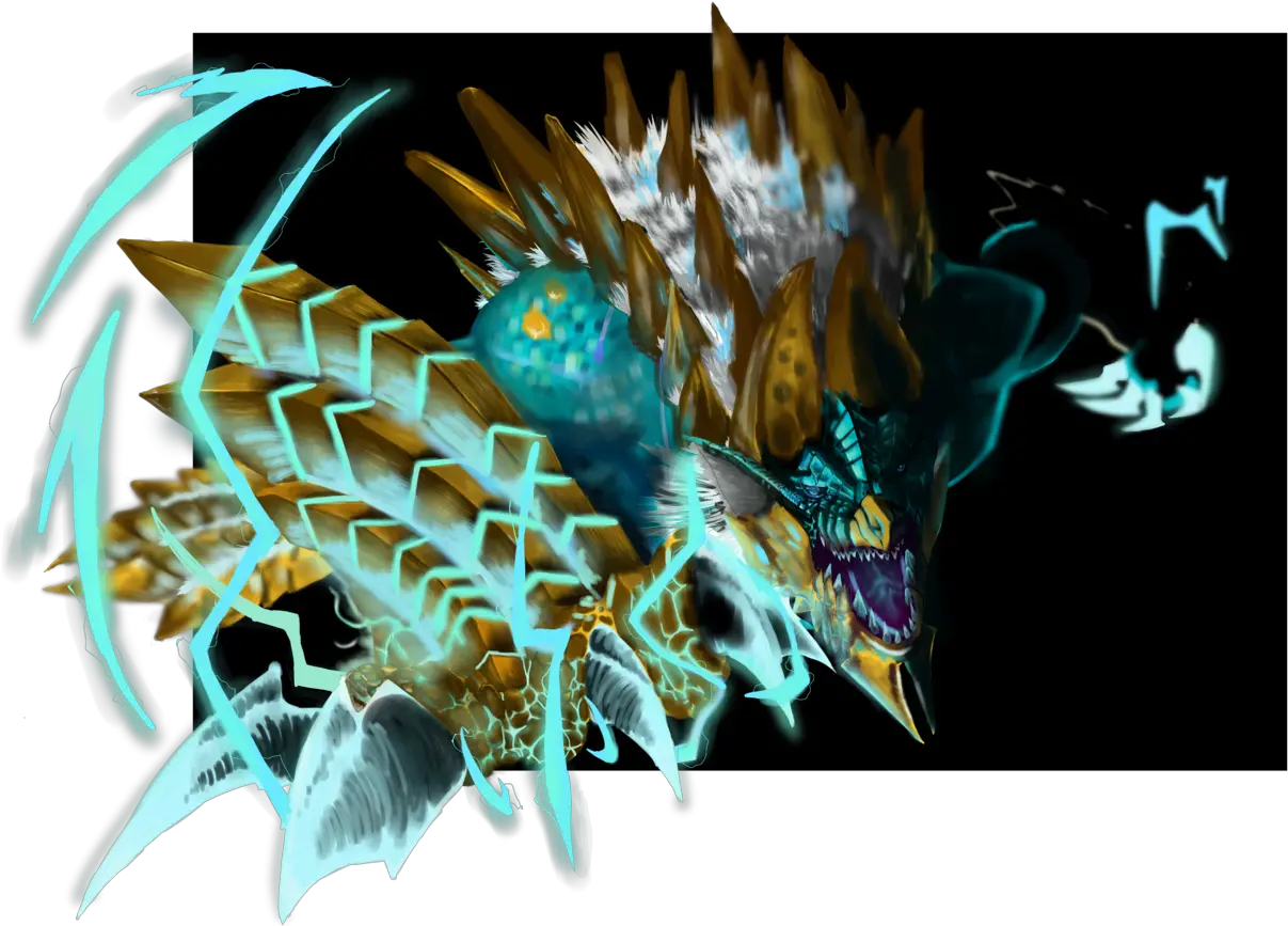 Mh World Zinogre Posted By Ryan Mercado Mythical Creature Png Zinogre Icon