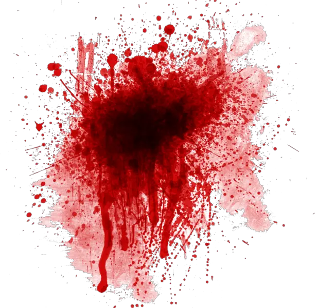 Realistic Blood Splatter Png Transparent Background