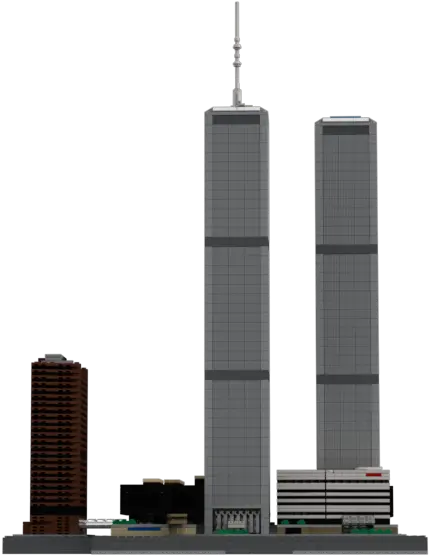 Lego World Trade Center Tower Block Png World Trade Center Png