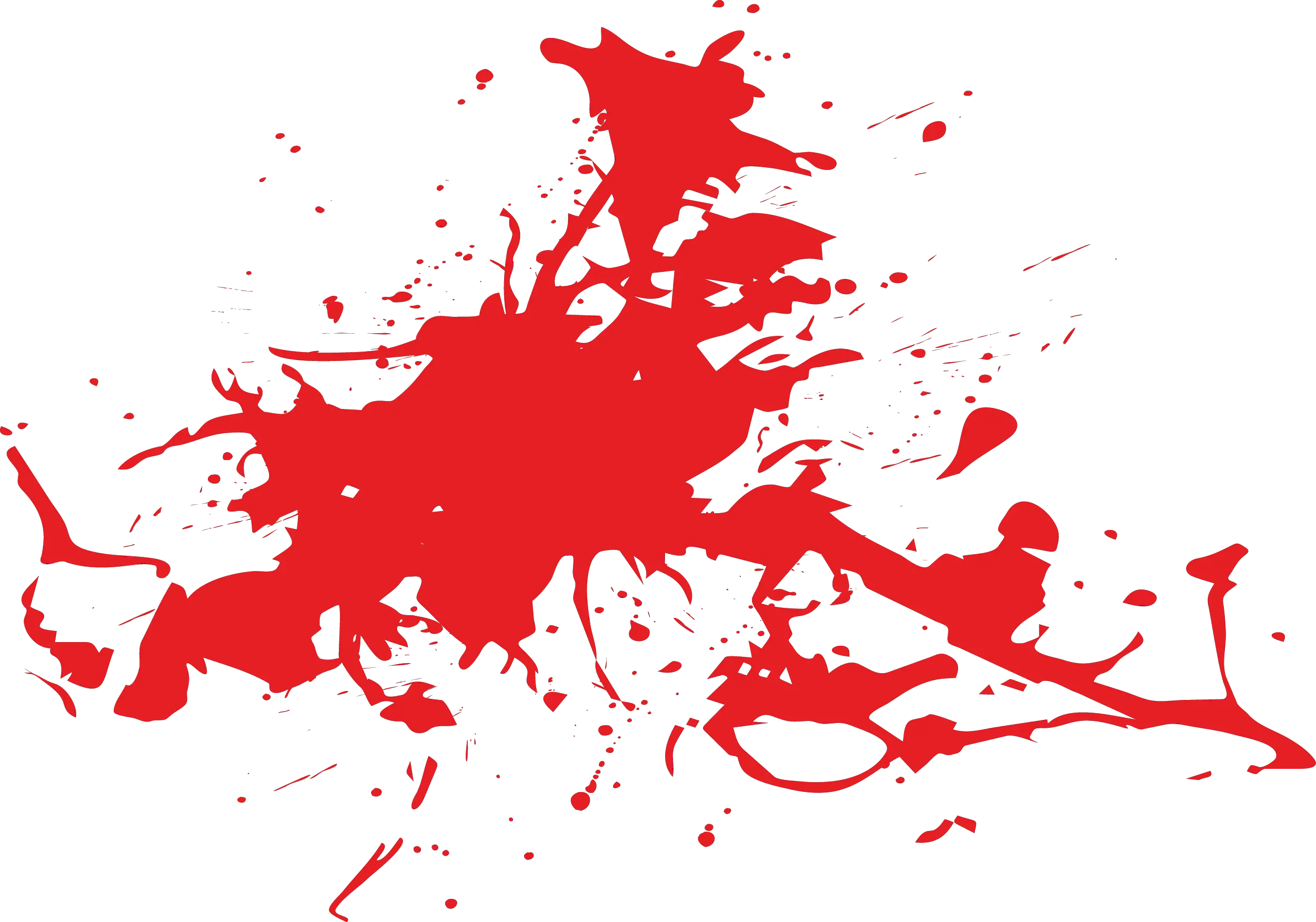 Blood Splatter Transparent Background Png