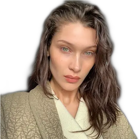 Bellahadid Model Png Tumblr Face Woman Bella Hadid Without Makeup Fashion Model Png