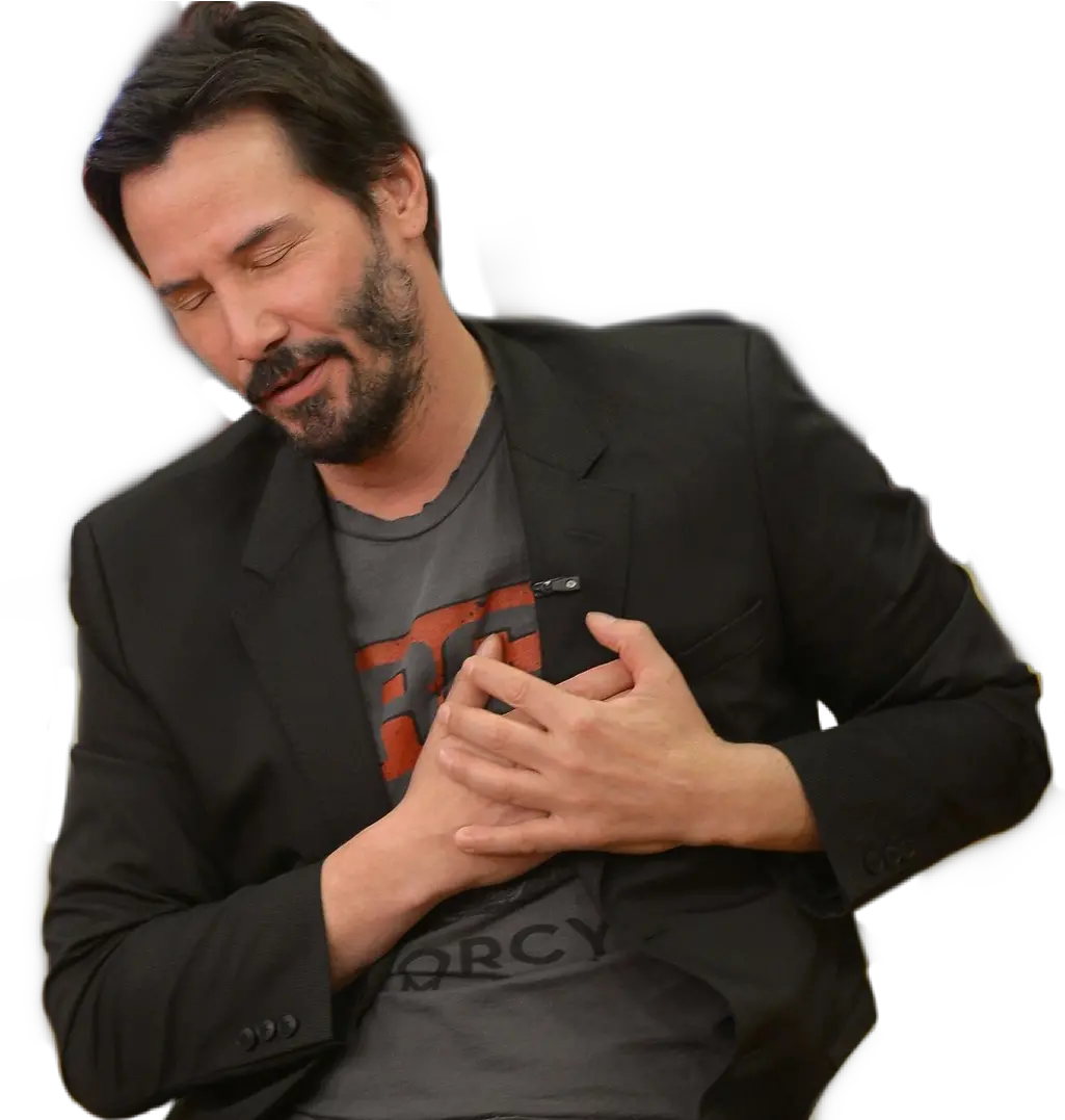 Keanu Reeves Thank You Hd Png Download Sticker Keanu Reeves Keanu Reeves Png