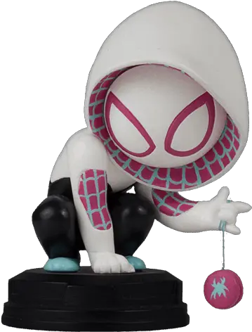 Marvel Animated Spidergwen 35u201d Statue Spider Gwen Animada Png Spider Gwen Transparent