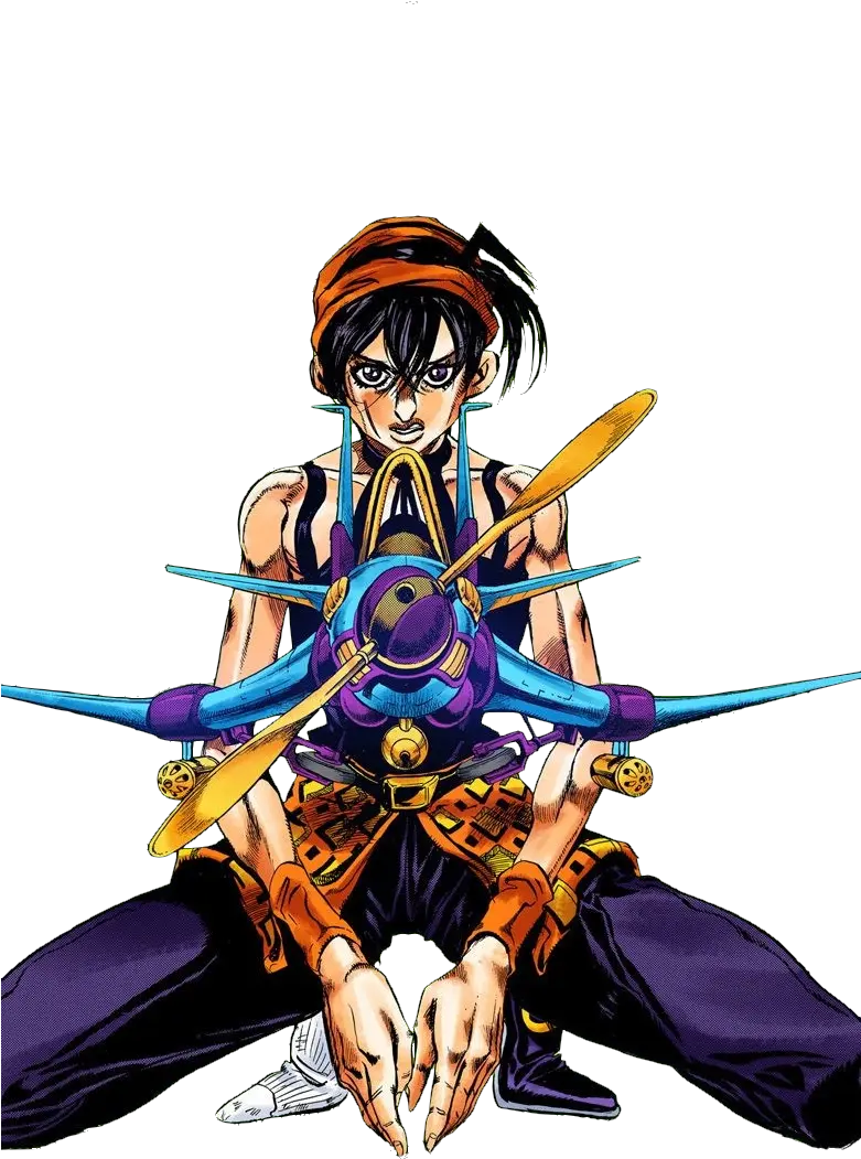 Bizarre Adventure Part 5 Vento Aureo Narancia Ghirga Png Vento Aureo Logo