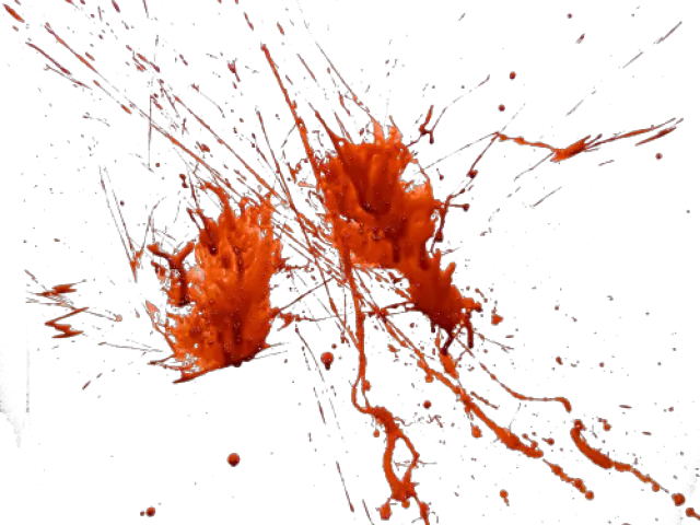 Blood Splatter On Screen Transparent Png