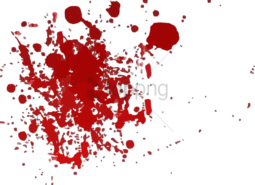 Blood Splatter Hand Print Png