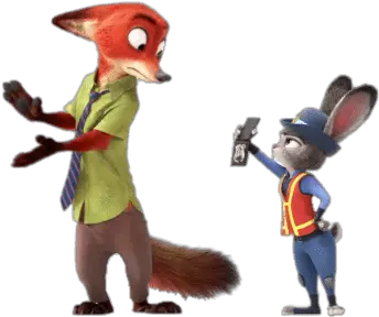 Judy Hopps E Nick Wild Png Try Everything Zootopia Lyrics Zootopia Png