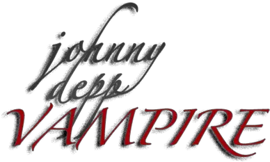 Johnny Depp Vampire Jdeppvampire Twitter Calligraphy Png Johnny Depp Png