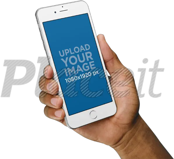 Png Mockup Of An Iphone 6 Plus Being Held By A Man A11070 Iphone Iphone 6 Png