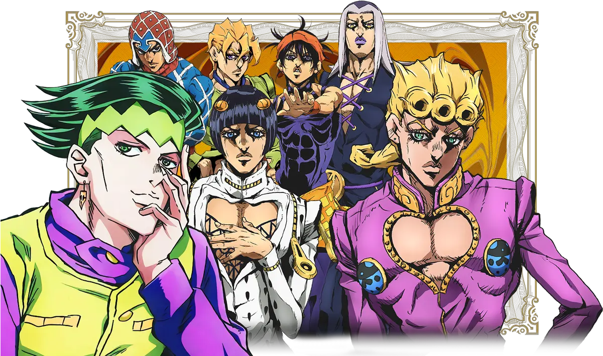 Bizarre Adventure Vento Aureo Bucciarati Gang Png Vento Aureo Logo