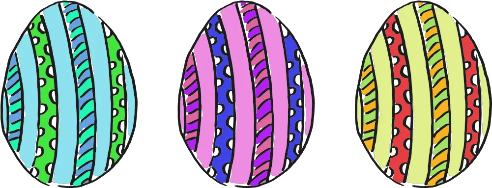 Easter Eggs Icon Clipart Full Size Clipart 1950187 Line Of Easter Eggs Transparent Clipart Png Nest Egg Icon