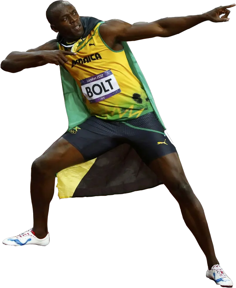 Download Free Usain Bolt Icon Favicon Freepngimg Png Of Usain Bolt Bolt Icon