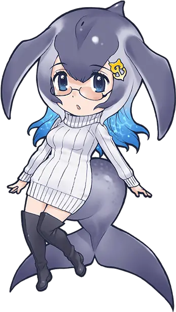 Blue Whale Japari Library The Kemono Friends Wiki Blue Whale Kemono Friends Png Blue Whale Png